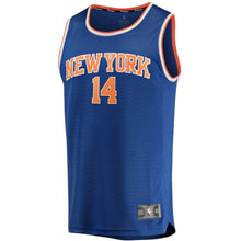Load image into Gallery viewer, Allonzo Trier New York Knicks Branded Fast Break Jersey - Icon Edition - Blue