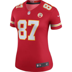 Travis Kelce Kansas City Chiefs Women's Color Rush Legend Jersey - Red