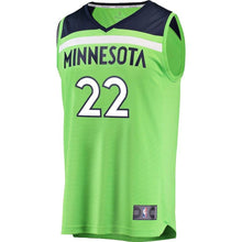 Load image into Gallery viewer, Andrew Wiggins Minnesota Timberwolves Branded Youth Fast Break Jersey Neon Green - Statement Edition 2018/2019