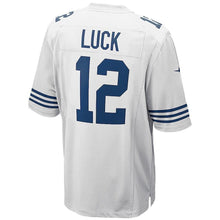 Load image into Gallery viewer, Andrew Luck Indianapolis Colts Alternate Game Jersey - White