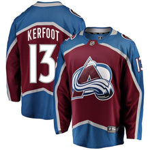 Load image into Gallery viewer, Alexander Kerfoot Colorado Avalanche Player Swingman Jersey